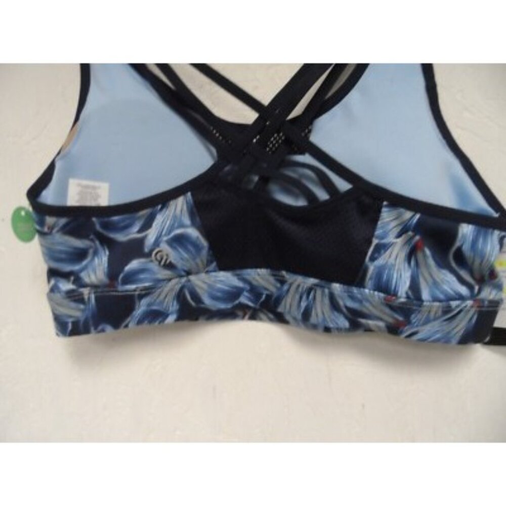 Champion Women's Bra  N9768  Floral Design Blues Size Medium  New!!! - Picture 2 of 2